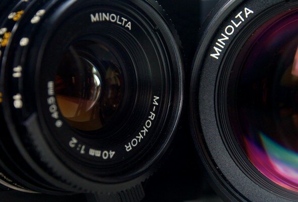 A different Minolta CLE review: Minolta CLE versus Minolta XD7