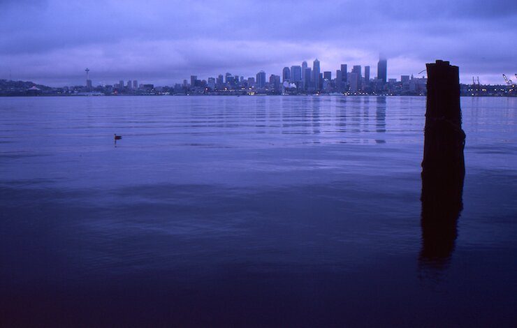 Seattle in the early morning. April 2013.